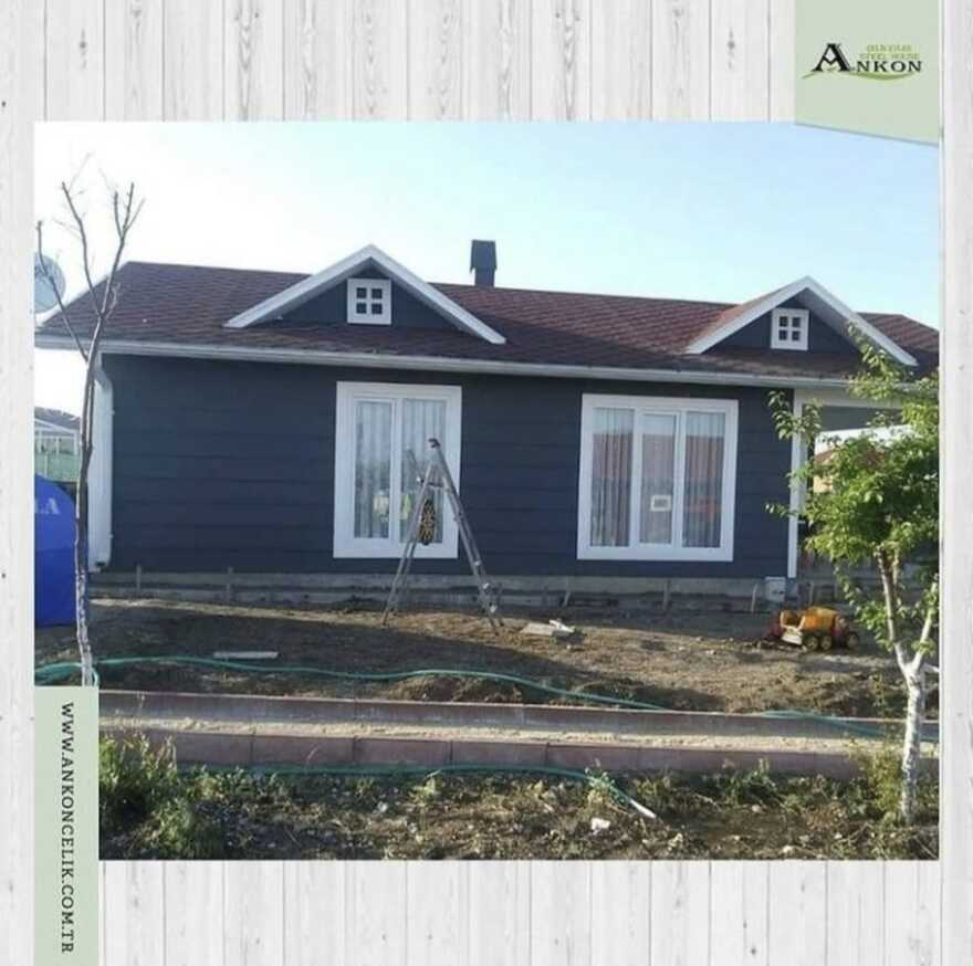 VERANDA PREFABRİK  VİLLA 80 M2