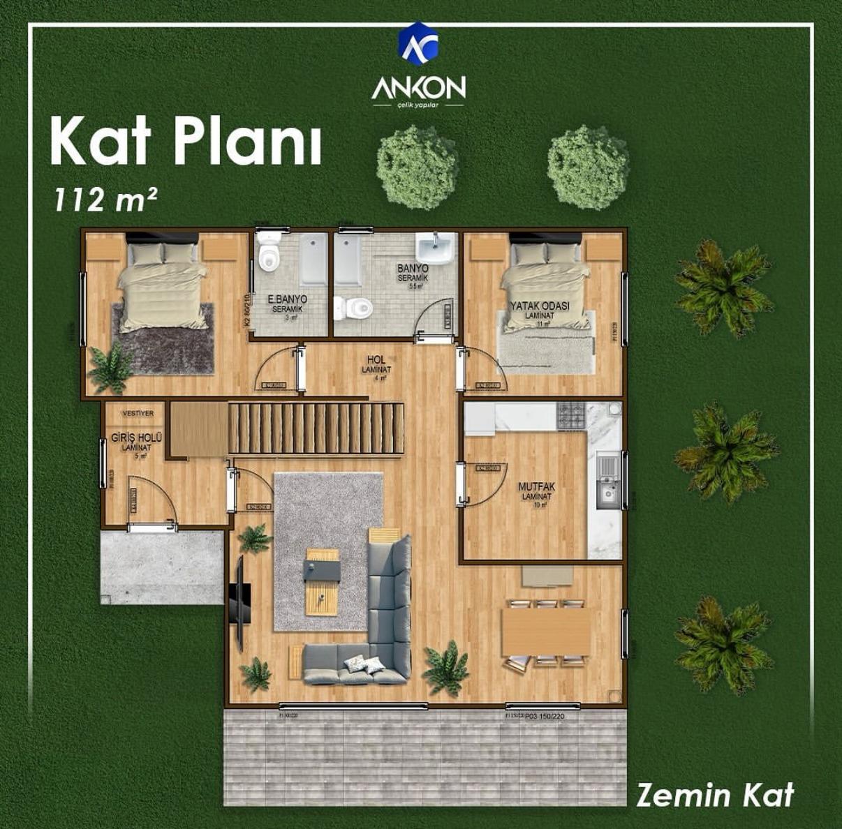 YAKAMOZ VİLLA 210 M2