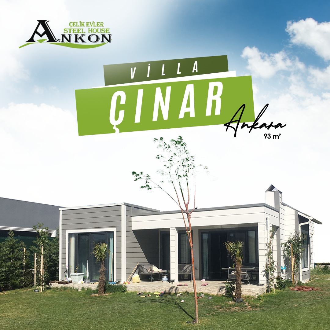 ÇINAR PREFABARİK VİLLA 93 M2